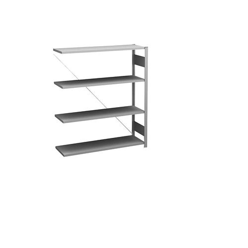 4250623774833 - Sideboard-Steckregal verzinkt Höhe 1200 mm 4 Böden Anbauregal Bodentiefe 300 mm Fachlast 150 kg hofe 4250623774833 - Sideboard-Steckregal verzinkt Höhe 1200 mm 4 Böden Anbauregal Bodentiefe 300 mm Fachlast 150 kg hofe