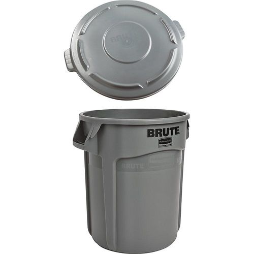 4061753271655 - Universalcontainer BRUTE® mit Deckel rund Volumen 75 l grau Rubbermaid 4061753271655 - Universalcontainer BRUTE® mit Deckel rund Volumen 75 l grau Rubbermaid