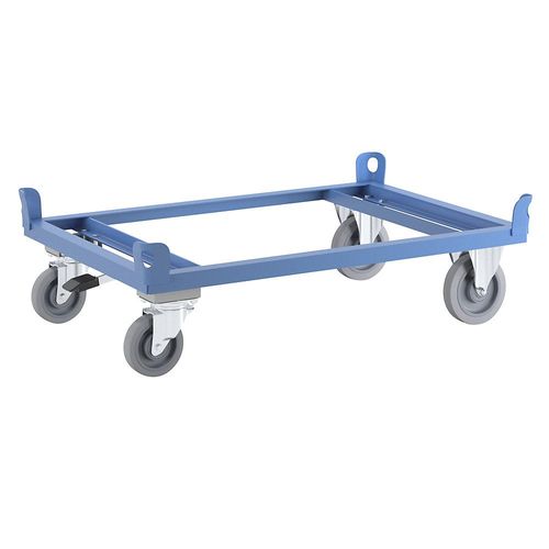 4054666025880 - eurokraft pro Fahrgestell aus Stahl für Europaletten mit Zentralstopp Ladehöhe 280 mm 4054666025880 - eurokraft pro Fahrgestell aus Stahl für Europaletten mit Zentralstopp Ladehöhe 280 mm