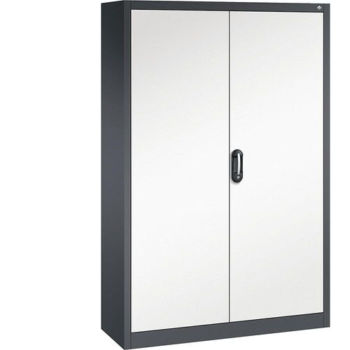 4069361484016 - ACURADO Universalschrank BxT 1200 x 400 mm schwarzgrau   reinweiß C+P