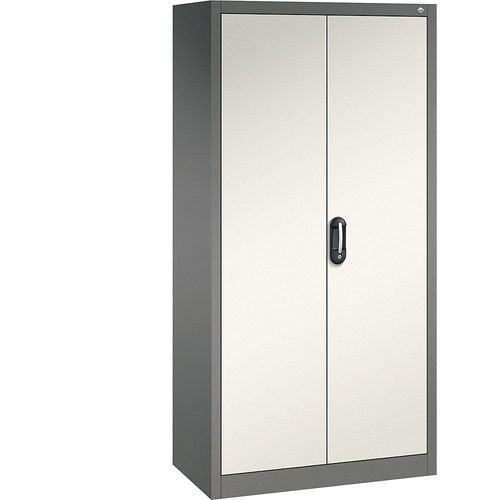 4069361477537 - ACURADO Universalschrank BxT 930 x 500 mm vulkangrau   perlweiß C+P
