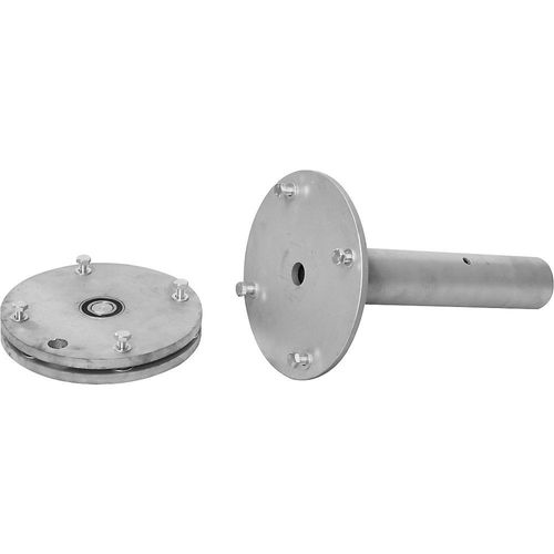 4055381598123 - Bodenrohr mit Schrauben und Unterlegscheiben feuerverzinkt kaiserkraft