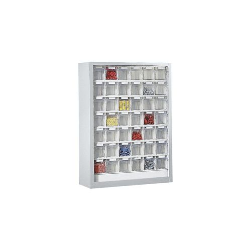 4009292858487 - Klappkasten-Hängeschrank HxBxT 910 x 665 x 250 mm mit 42 Kästen Gehäuse lichtgrau kaiserkraft 4009292858487 - Klappkasten-Hängeschrank HxBxT 910 x 665 x 250 mm mit 42 Kästen Gehäuse lichtgrau kaiserkraft