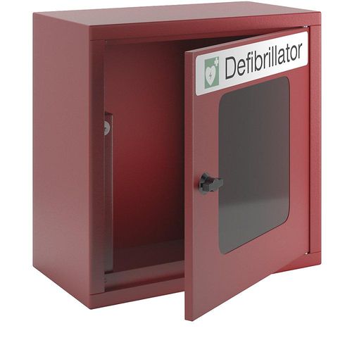 4055479150295 - Defibrillatorschrank mit akustischem Alarm feuerrot Pavoy 4055479150295 - Defibrillatorschrank mit akustischem Alarm feuerrot Pavoy