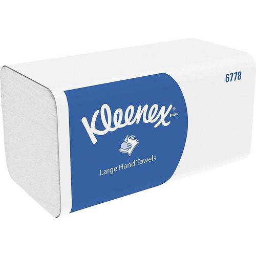 5027375040924 - Kleenex® Ultra Hygiene-Formathandtücher Interfold 6778 2-lagig V-Faltung 15 Pack á 124 Tücher weiß