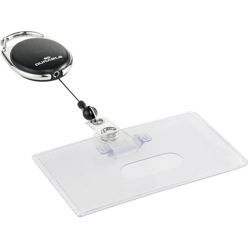 4005546998954 - DURABLE Ausweishülle mit JOJO STYLE für 1 Karte VE 10 Stk schwarz