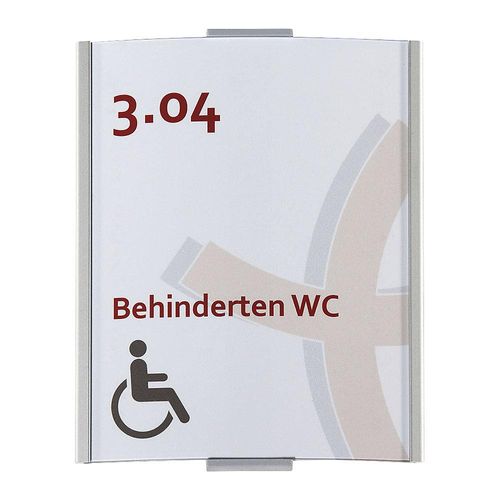 4060081701728 - FRANKFURT™ Türschild HxBxT 148 x 120 x 13 mm DIN A6 hoch silber kaiserkraft 4060081701728 - FRANKFURT™ Türschild HxBxT 148 x 120 x 13 mm DIN A6 hoch silber kaiserkraft