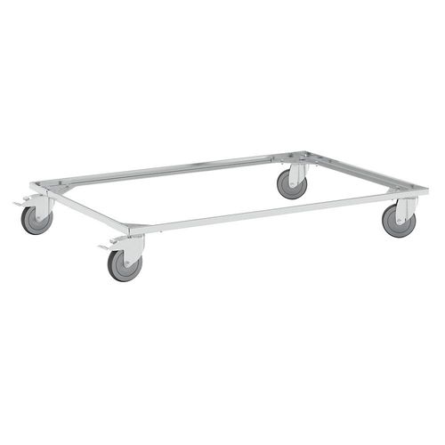 7350050359713 - Palettenwagen KM217F Palettenwagen niedrig 820x1220x185mm (BxLxH) bis 150kg belastbar 4 Lenkrollen 2 davon mit Bremse grau 7350050359713 - Palettenwagen KM217F Palettenwagen niedrig 820x1220x185mm (BxLxH) bis 150kg belastbar 4 Lenkrollen 2 davon mit Bremse grau