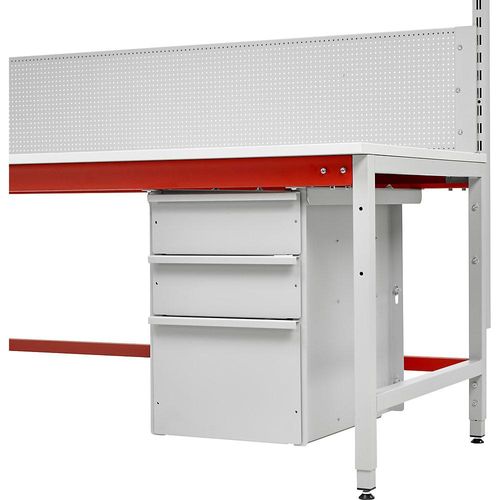 8719806016185 - Schubladenblock zur Untertischmontage Innenmaß HxBxT 150 150 300 x 340 x 600 mm kaiserkraft