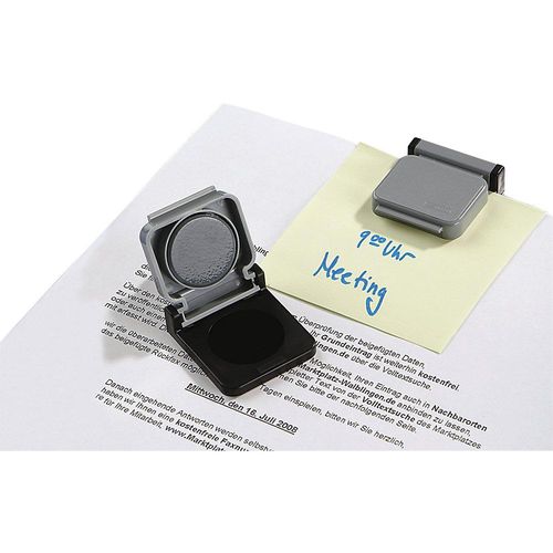 4002390046923 - MAUL Magnetclip VE 20 Stk LxB 40 x 36 mm Magnetschnapp-Automatik grau schwarz