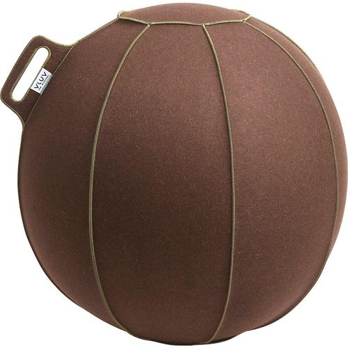 4260534590590 - VLUV VELT Sitzball aus Merino-Wollfilz 600 - 650 mm braun-meliert grün 4260534590590 - VLUV VELT Sitzball aus Merino-Wollfilz 600 - 650 mm braun-meliert grün