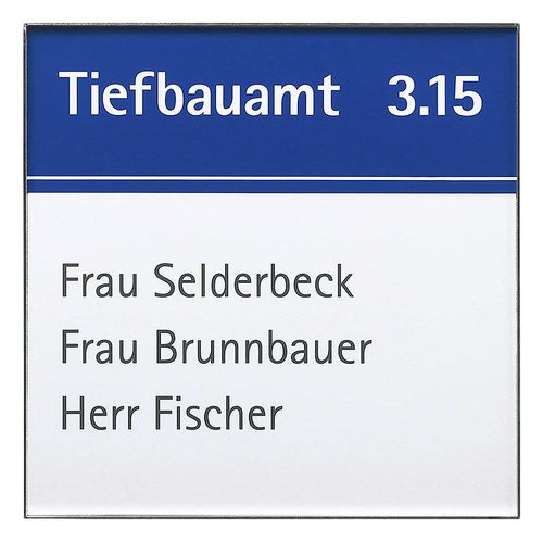 4060081702664 - RIO™ Türschild 1-Loch-Variante HxB 1495 x 1495 mm silber kaiserkraft 4060081702664 - RIO™ Türschild 1-Loch-Variante HxB 1495 x 1495 mm silber kaiserkraft