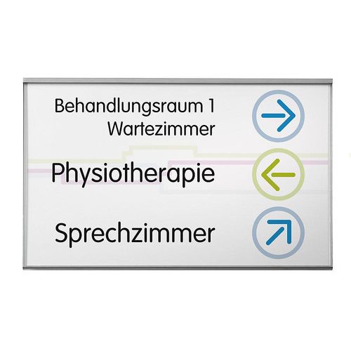 4060081702008 - GLASGOW™ Wegweiser DIN A3 quer HxB 303 x 426 mm Sichtformat HxB 294 x 420 mm kaiserkraft 4060081702008 - GLASGOW™ Wegweiser DIN A3 quer HxB 303 x 426 mm Sichtformat HxB 294 x 420 mm kaiserkraft