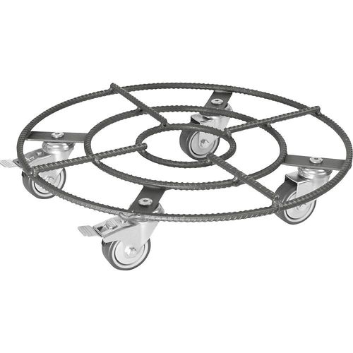 4001073496130 - Pflanzenroller Tragfähigkeit 200 kg Stahl Ø 380 mm silber Wagner 4001073496130 - Pflanzenroller Tragfähigkeit 200 kg Stahl Ø 380 mm silber Wagner