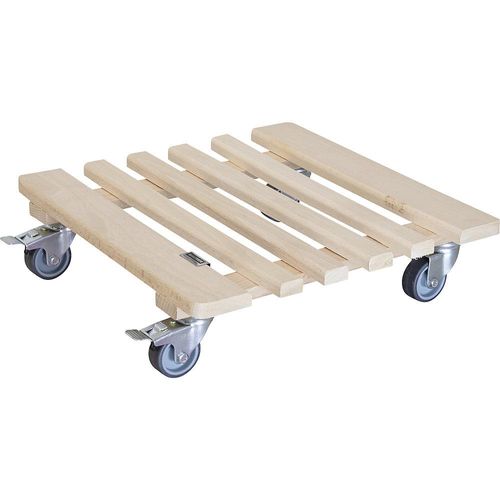 4001073032765 - Pflanzenroller GH 0329 Holz hellbraun quadratisch 380 x 100 cm 4001073032765 WAGNER design yourself