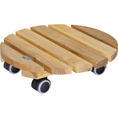 4001073493702 - Pflanzenroller GH 0262 Holz hellbraun rund 340 x 80 cm 4001073493702 WAGNER design yourself