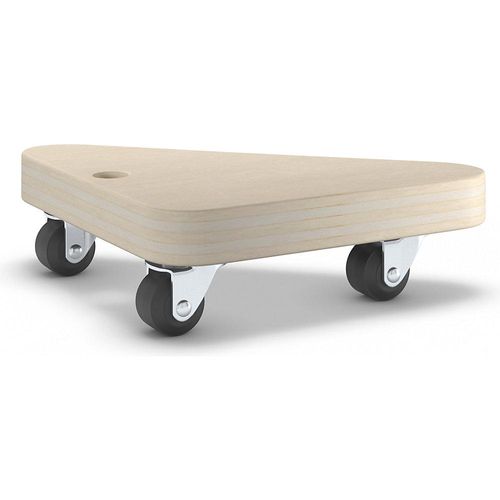 4001073046700 - Transportroller aus Multiplexplatte dreieckig VE 4 Stk LxBxH 134 x 134 x 43 mm Wagner