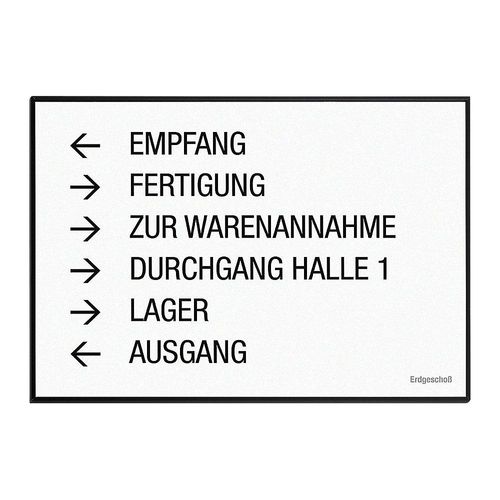 4060081702800 - MADRID Black Line™ Wegweiser DIN A3 quer HxB 2995 x 4225 mm schwarz kaiserkraft 4060081702800 - MADRID Black Line™ Wegweiser DIN A3 quer HxB 2995 x 4225 mm schwarz kaiserkraft