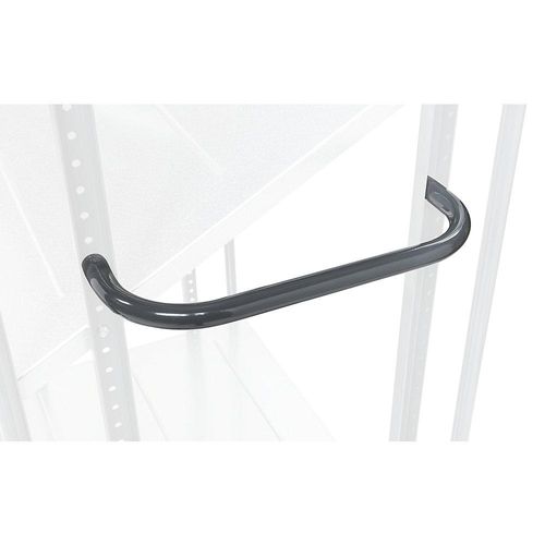 7350112290961 - Griff pulverbeschichtet in dunkelgrau als Zubehör für Kommissionierwagen Serie 168 - Kongamek