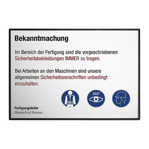 4060081702787 - MADRID Black Line™ Wegweiser DIN A4 quer HxB 2125 x 2995 mm schwarz kaiserkraft 4060081702787 - MADRID Black Line™ Wegweiser DIN A4 quer HxB 2125 x 2995 mm schwarz kaiserkraft