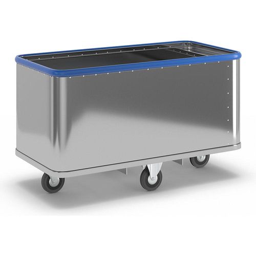 4260257923422 - Alu-Federbodenwagen Außen-LxBxH 1515 x 740 x 895 mm Federkraft 50 kg 2 Bock- und 2 Lenkrollen