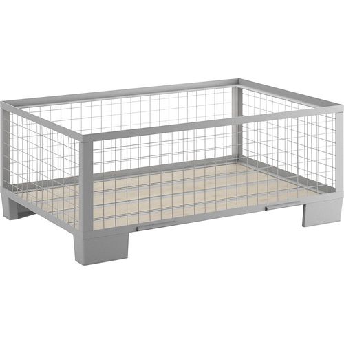 4061753111524 - Gitterbox niedrige Bauform mit 4 festen Wänden ab 10 Stück kaiserkraft