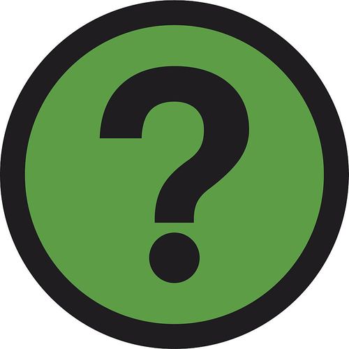 8712752108256 - Magnetfolie QUESTION Ø 50 mm VE 20 Stk grün   rot kaiserkraft