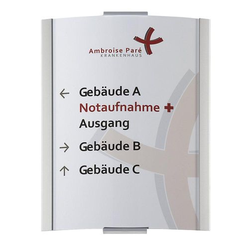 4060081700110 - FRANKFURT™ Wegweiser DIN A4 hoch HxB 297 x 230 mm Gewicht 099 kg kaiserkraft