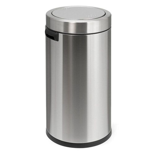 0838810001951 - simplehuman Abfallsammler 55 l Edelstahl HxØ 740 x 370 mm mit Schwingdeckel