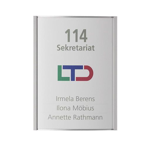 4060081701520 - ORLANDO™ Türschild HxB 148 x 110 mm DIN A6 Gewicht 015 kg kaiserkraft