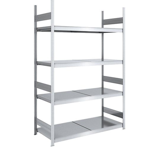 4250623704021 - Großfach-Steckregal mit Stahlböden Höhe 2500 mm Fachbodenbreite 1500 mm Fachbodentiefe 800 mm Grundregal hofe 4250623704021 - Großfach-Steckregal mit Stahlböden Höhe 2500 mm Fachbodenbreite 1500 mm Fachbodentiefe 800 mm Grundregal hofe