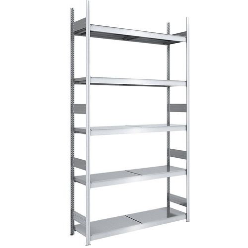 4250623704182 - Großfach-Steckregal mit Stahlböden Höhe 3000 mm Fachbodenbreite 1500 mm Fachbodentiefe 500 mm Grundregal hofe