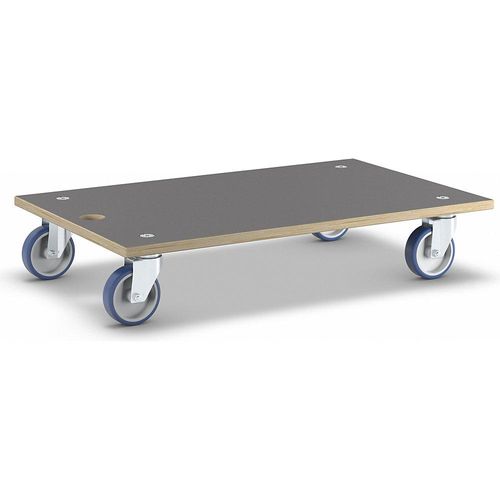 4001073381054 - Transportroller MaxiGRIP rechteckig mit FSC®-Zertifizierung LxBxH 780 x 490 x 150 mm Tragfähigkeit 500 kg Wagner