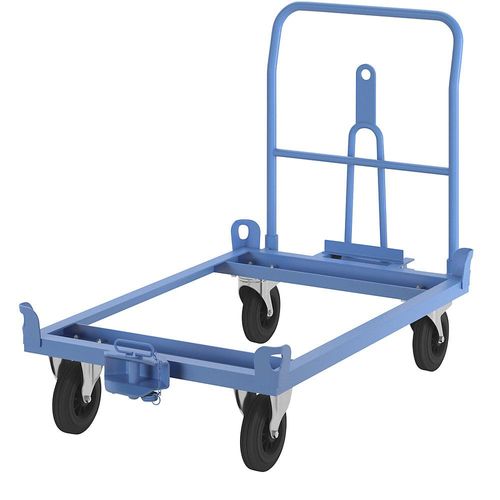 4054666004519 - eurokraft pro Fahrgestell mit Zugdeichsel und Kupplung Tragfähigkeit 500 kg Ladeflächenbreite 810 mm