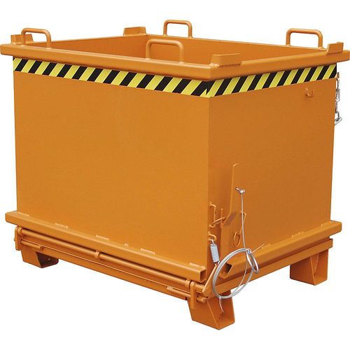 4052462006515 - eurokraft pro Klappbodenbehälter SB Volumen 1 m³ Traglast 2000 kg gelborange