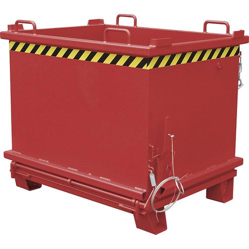4052462006522 - eurokraft pro Klappbodenbehälter SB Volumen 1 m³ Traglast 2000 kg feuerrot