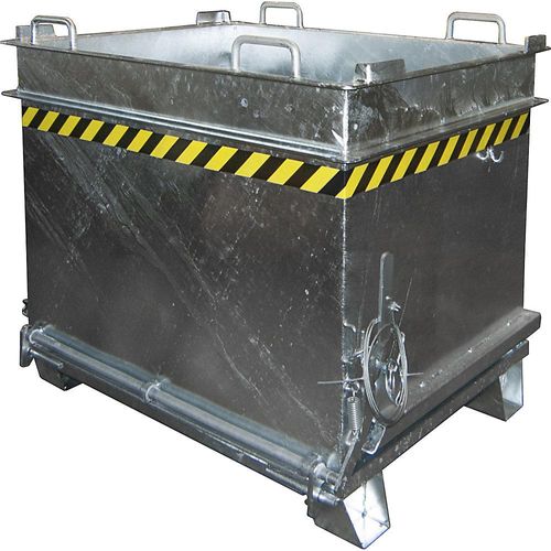 4052462043381 - eurokraft pro Klappbodenbehälter BC Volumen 1 m³ Traglast 2000 kg feuerverzinkt 4052462043381 - eurokraft pro Klappbodenbehälter BC Volumen 1 m³ Traglast 2000 kg feuerverzinkt