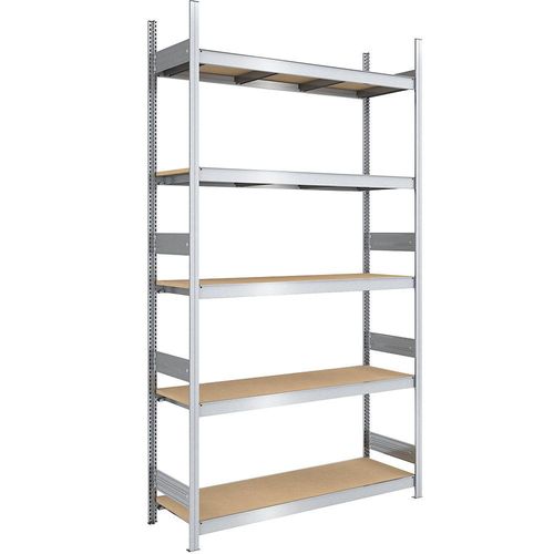 4250623704274 - Großfach-Steckregal mit Spanplatten Höhe 3000 mm Breite 1500 mm Feldlast 2000 kg Tiefe 600 mm Grundregal hofe