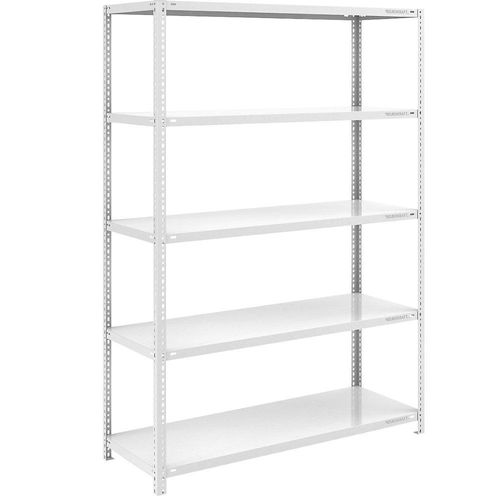 4061753023742 - eurokraft pro Schwerlast-Schraubregal lichtgrau RAL 7035 Regalhöhe 2000 mm Grundregal Breite x Tiefe 1300 x 600 mm