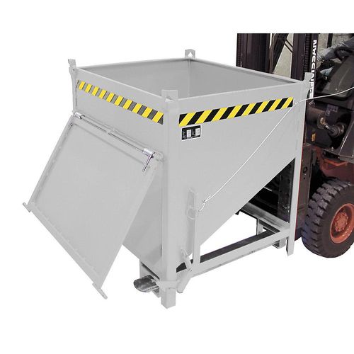 4052462014619 - Silobehälter SGK 75 Zugseil-Entleerung L 1000 x B 1200 x H 1170 mm 075 m³ bis 1000 kg Stahl feuerverzinkt