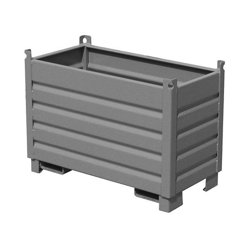 4052462028623 - Sammelbehälter-System SBS 500 L 600 x B 1200 x H 850 mm bis zu 3-fach stapelbar lackiert mit Transportwagen mausgrau RAL 7005 4052462028623 - Sammelbehälter-System SBS 500 L 600 x B 1200 x H 850 mm bis zu 3-fach stapelbar lackiert mit Transportwagen mausgrau RAL 7005