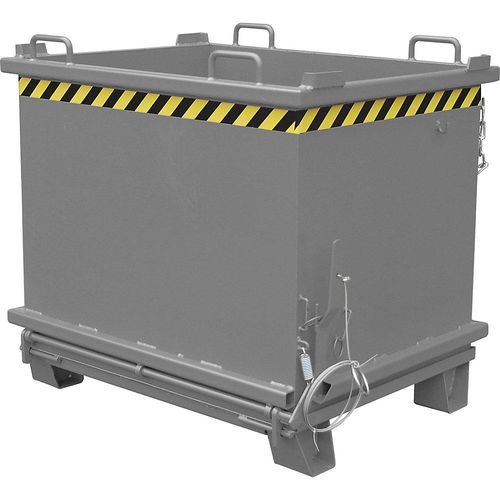 4052462006638 - eurokraft pro Klappbodenbehälter SB Volumen 15 m³ Traglast 2000 kg mausgrau
