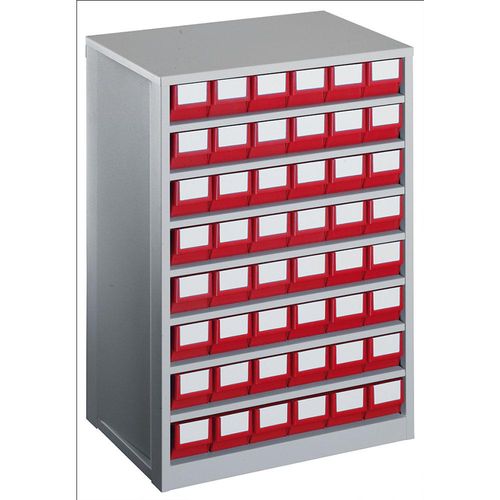 4009292809533 - Schubladenmagazin Gehäuse-Traglast 240 kg HxBxT 862 x 600 x 417 mm 48 Schubladen Schubladen rot kaiserkraft 4009292809533 - Schubladenmagazin Gehäuse-Traglast 240 kg HxBxT 862 x 600 x 417 mm 48 Schubladen Schubladen rot kaiserkraft