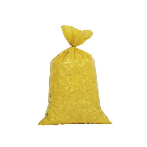 4001553137072 - DEISS PREMIUM Abfallsack 70 Liter gelb 1350 g Rolle Typ 100 Hochwertiger Müllsack für Restmüll Maße (B x L) 575 x 1000 mm 1 Karton = 10 Rollen = 250 Säcke