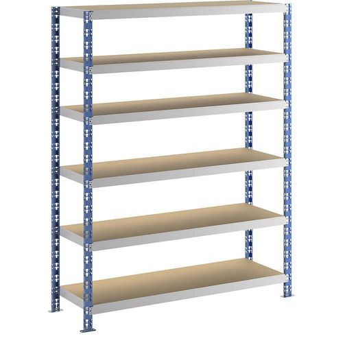 4061753093141 - eurokraft basic Großfach-Steckregal mit Spanplatten-Böden Tiefe 500 mm Grundregal HxB 1976 x 1550 mm