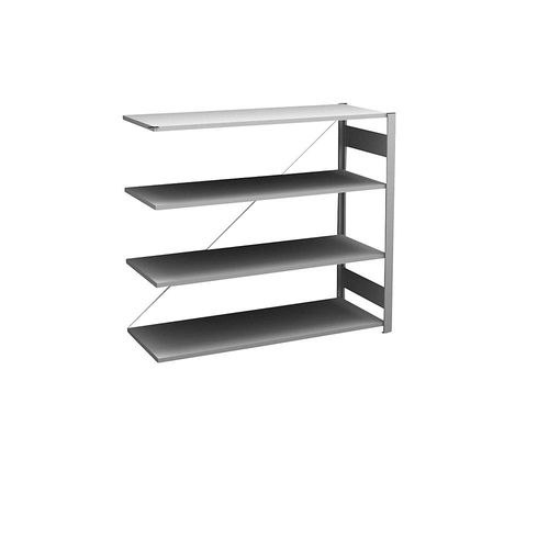 4250623774901 - Sideboard-Steckregal verzinkt Höhe 1200 mm 4 Böden Anbauregal Bodentiefe 500 mm Fachlast 190 kg hofe 4250623774901 - Sideboard-Steckregal verzinkt Höhe 1200 mm 4 Böden Anbauregal Bodentiefe 500 mm Fachlast 190 kg hofe