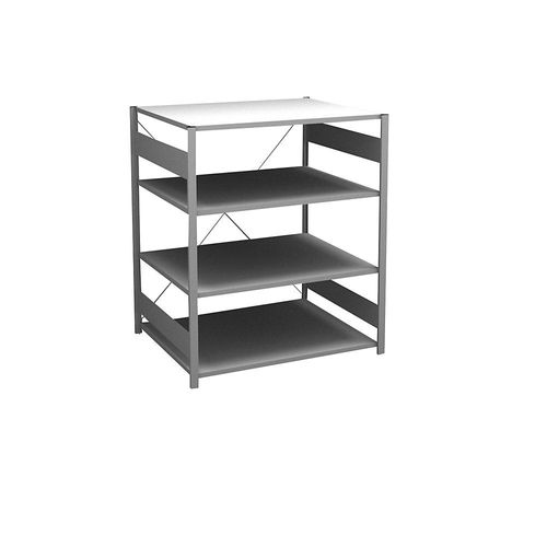 4250623774772 - Sideboard-Steckregal verzinkt Höhe 1200 mm 4 Böden Grundregal Bodentiefe 800 mm Fachlast 130 kg hofe 4250623774772 - Sideboard-Steckregal verzinkt Höhe 1200 mm 4 Böden Grundregal Bodentiefe 800 mm Fachlast 130 kg hofe