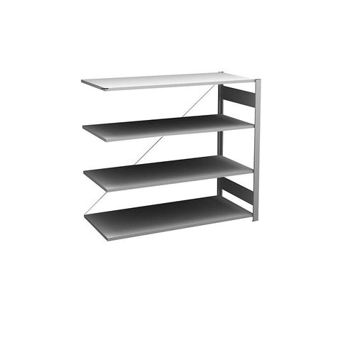 4250623774918 - Sideboard-Steckregal verzinkt Höhe 1200 mm 4 Böden Anbauregal Bodentiefe 600 mm Fachlast 130 kg hofe