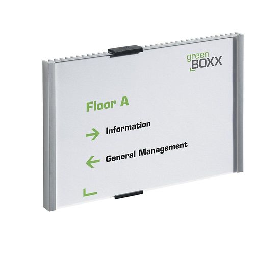 4005546400075 - DURABLE Türschild Rippenoptik mit Acrylplatte mit Kartoneinlage BxH 210 x 149 mm VE 3 Stk 4005546400075 - DURABLE Türschild Rippenoptik mit Acrylplatte mit Kartoneinlage BxH 210 x 149 mm VE 3 Stk