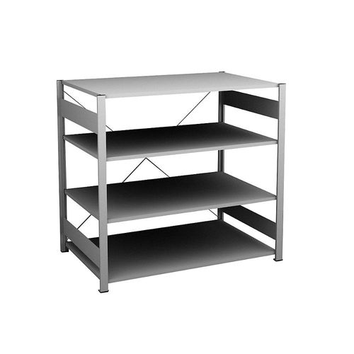 4250623774826 - Sideboard-Steckregal verzinkt Höhe 1200 mm 4 Böden Grundregal Bodentiefe 800 mm Fachlast 190 kg hofe